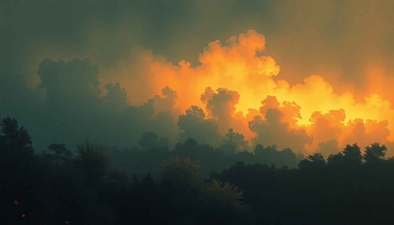 Fan-driven abstract illustration evoking the emotional arc of Noise Annoys by Buzzcocks