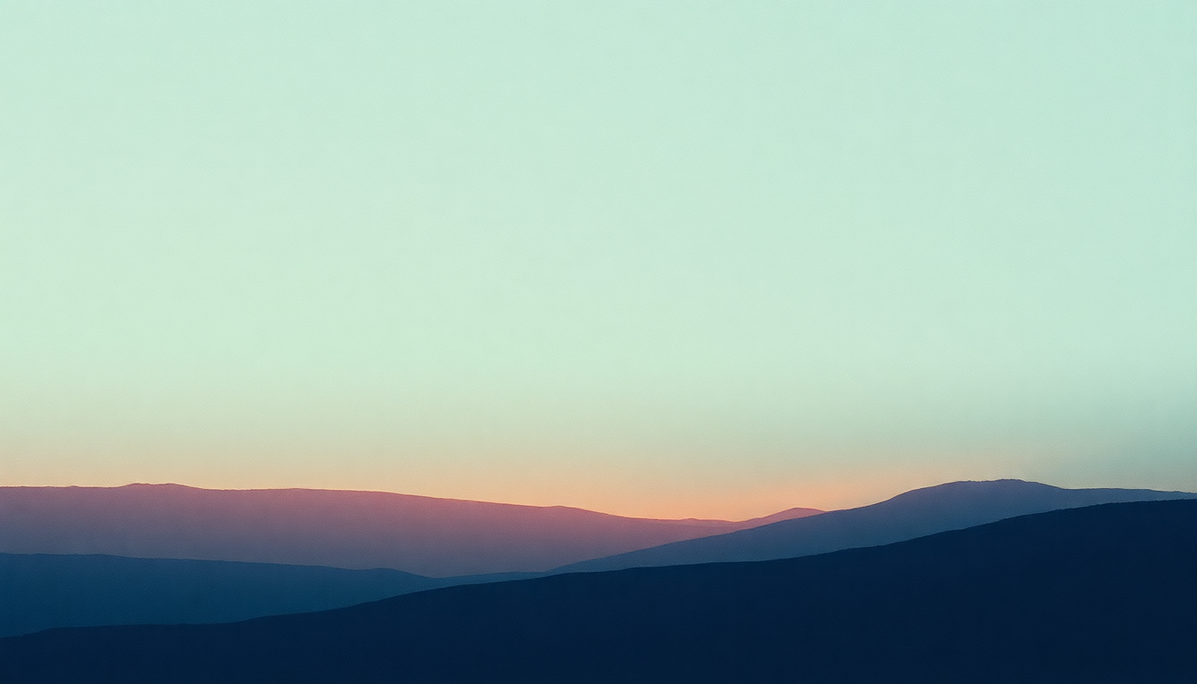 Fan-driven abstract illustration evoking the emotional arc of North Star by Andy Shauf