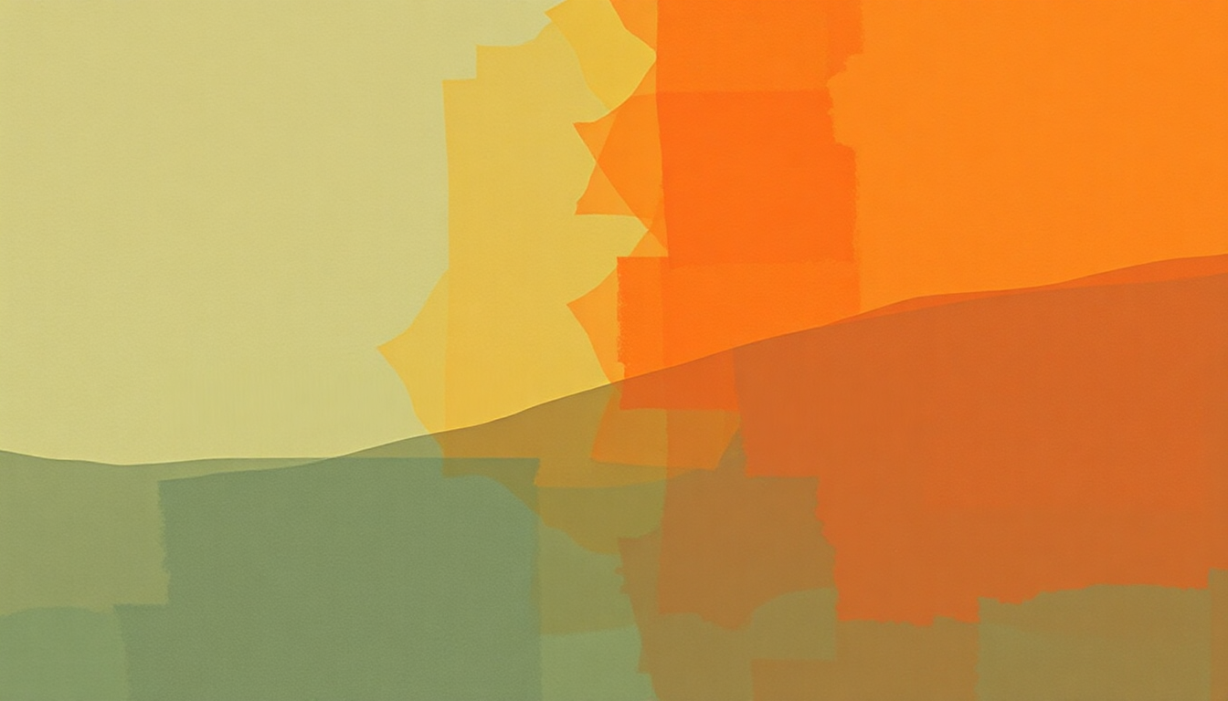 Fan-driven abstract illustration evoking the emotional arc of Not the News by Thom Yorke