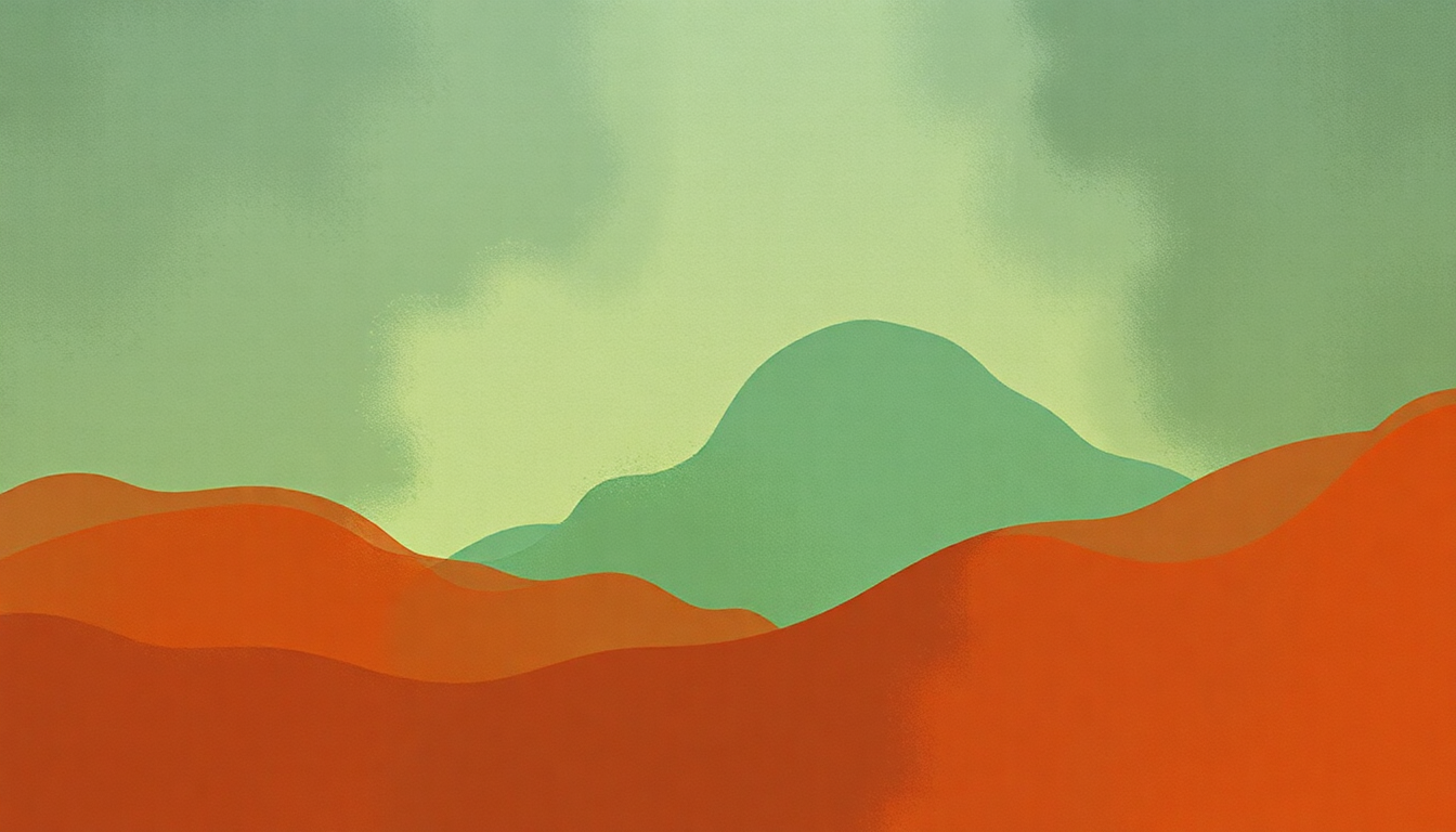 Fan-driven abstract illustration evoking the emotional arc of Nothing as It Seems by Pearl Jam