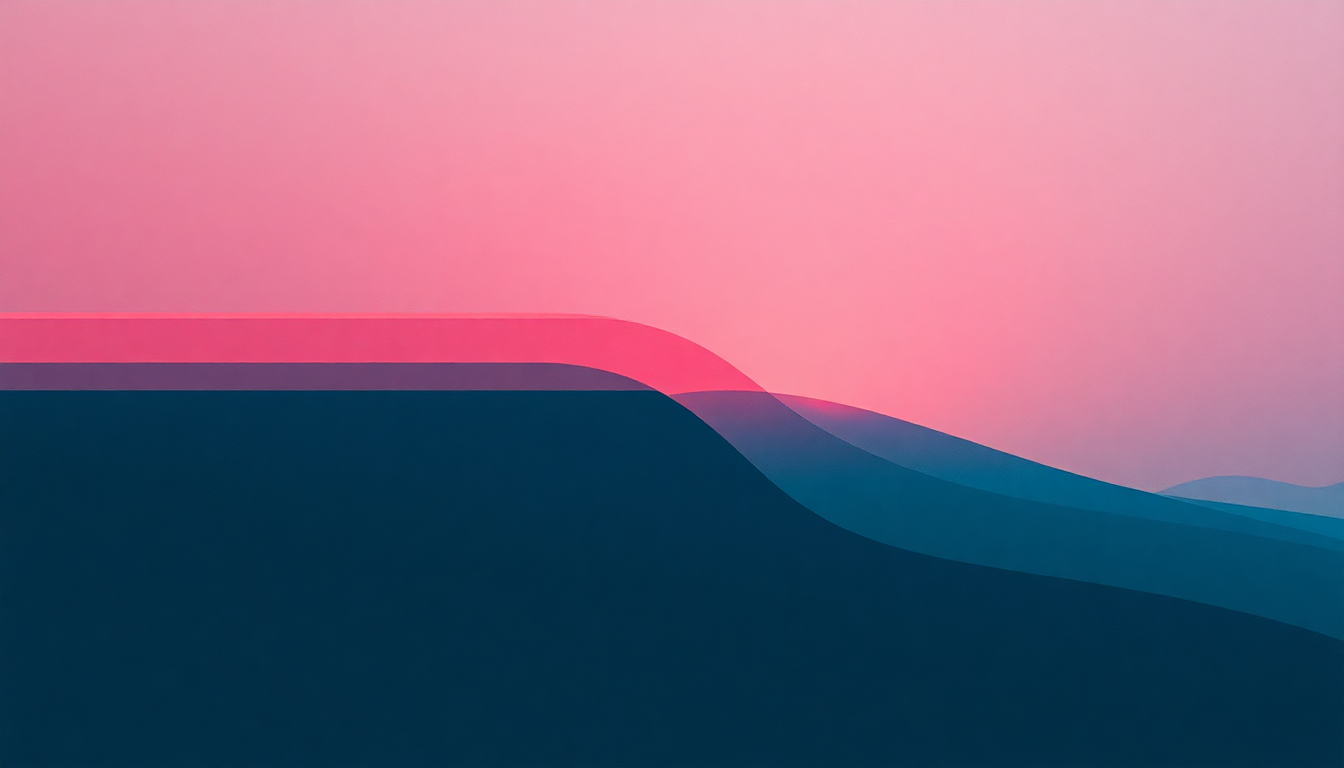 Fan-driven abstract illustration evoking the emotional arc of Numbers by Kraftwerk