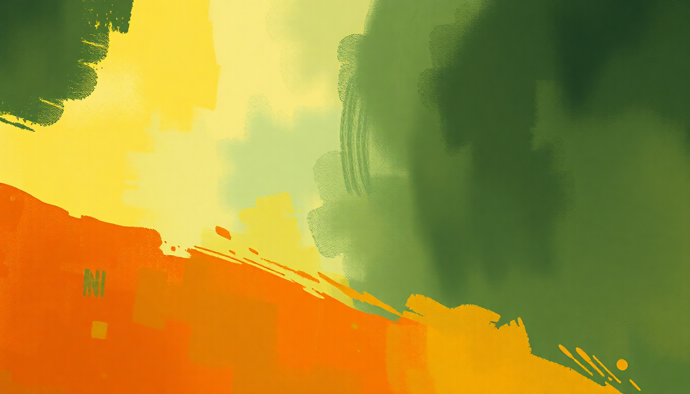 Fan-driven abstract illustration evoking the emotional arc of Nzombo by Konono No 1