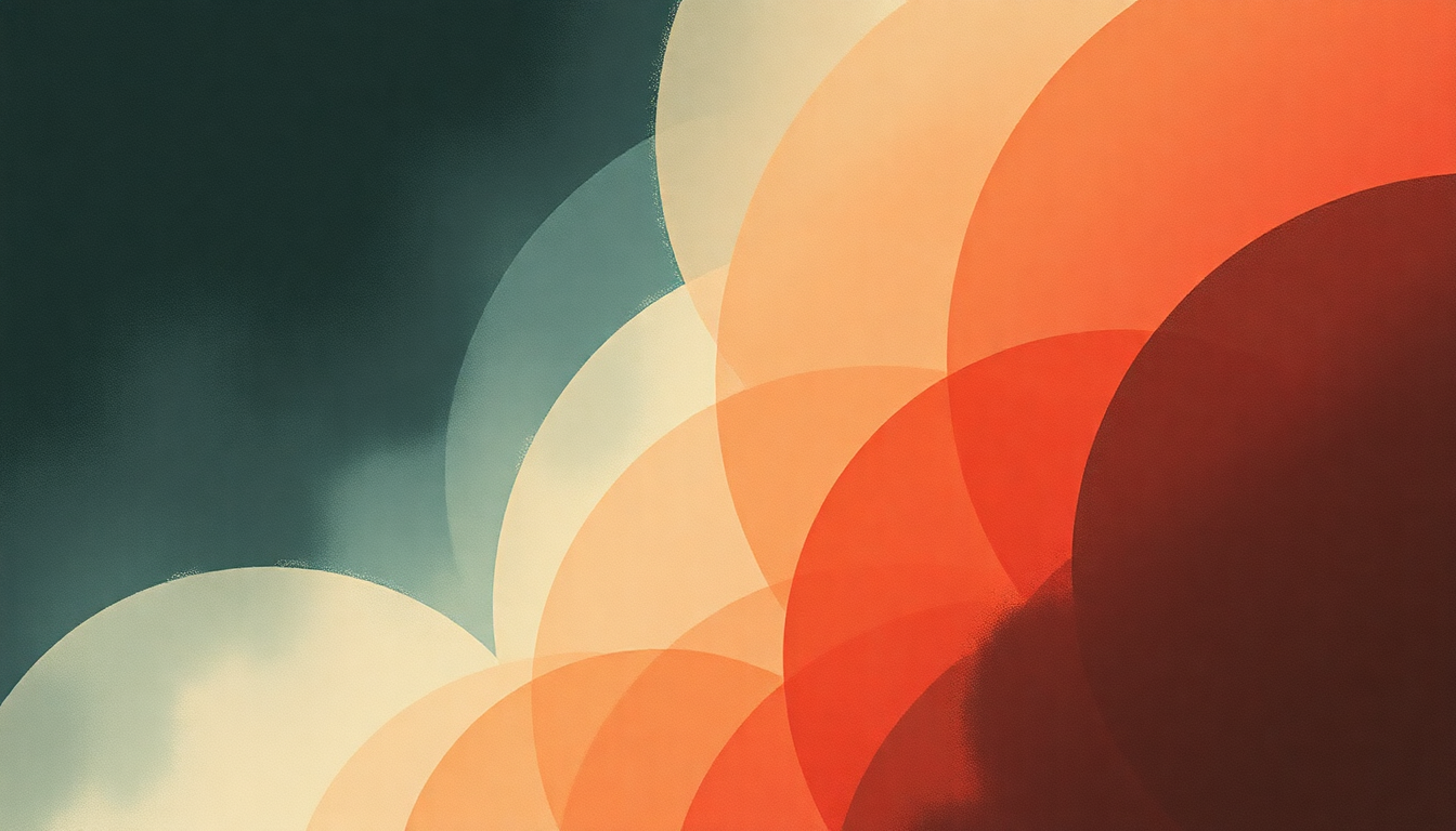 Fan-driven abstract illustration evoking the emotional arc of Odi et Amo by Johann Johannsson