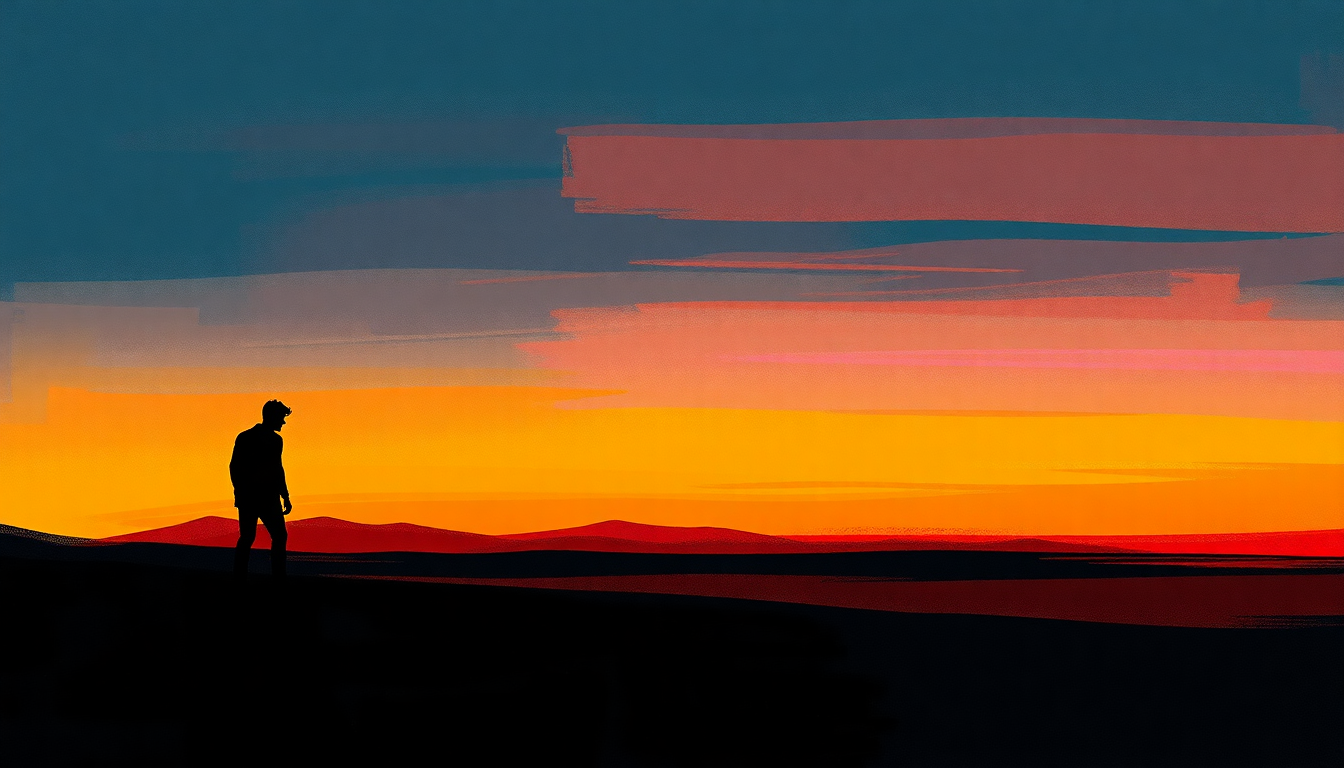 Fan-driven abstract illustration evoking the emotional arc of Officer by Operation Ivy