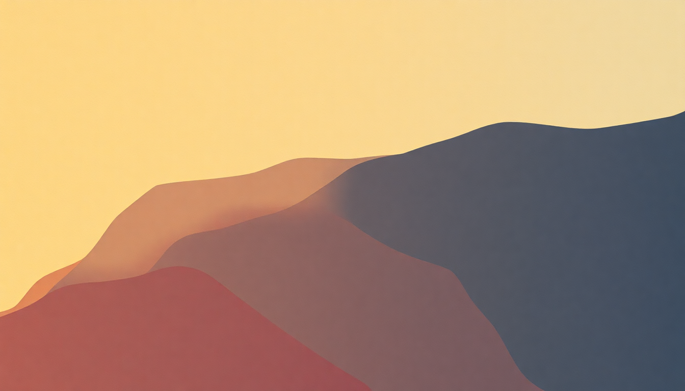 Fan-driven abstract illustration evoking the emotional arc of Oh No by The Commodores