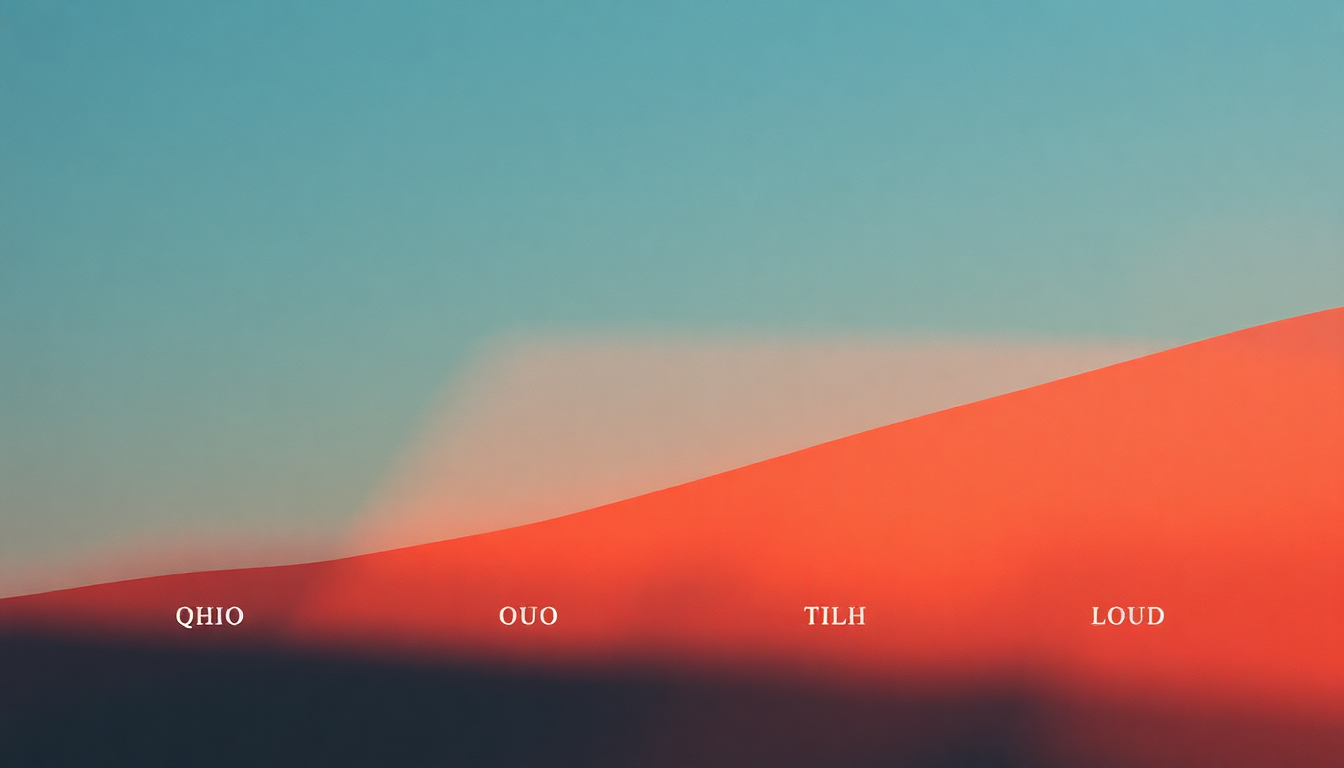 Fan-driven abstract illustration evoking the emotional arc of Ohio by Squirrel Flower