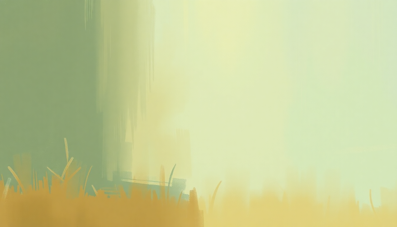 Fan-driven abstract illustration evoking the emotional arc of Old MacDonald Had a Farm by Cedarmont Kids