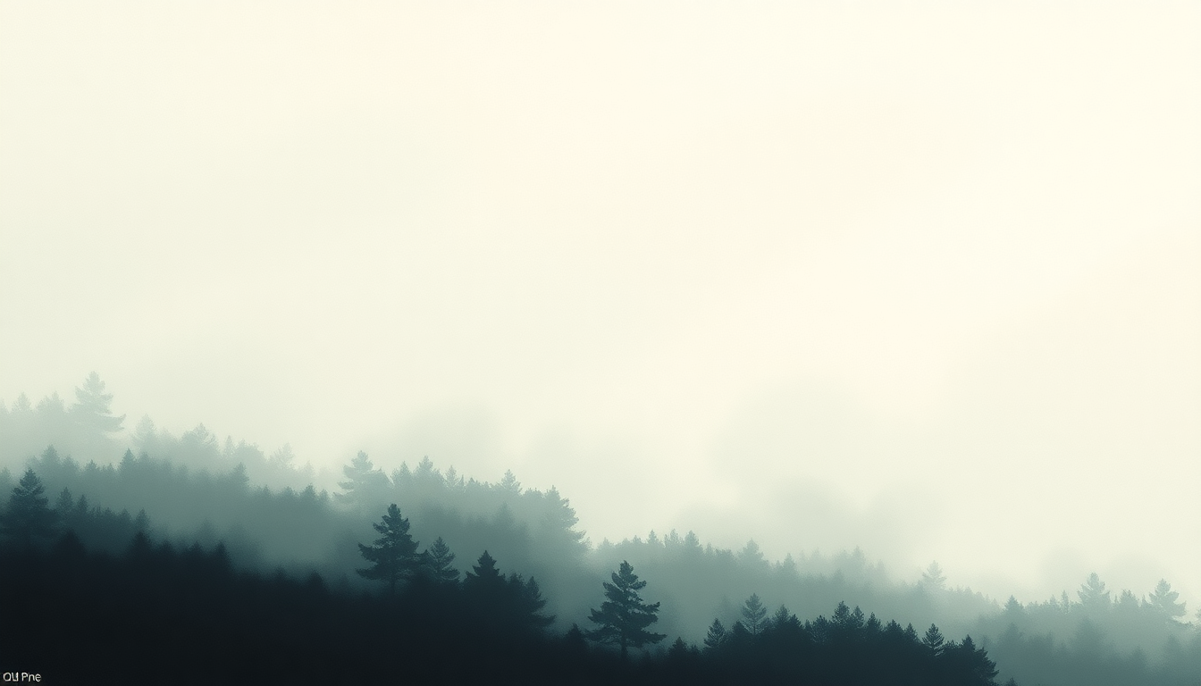 Fan-driven abstract illustration evoking the emotional arc of Old Pine by Ben Howard