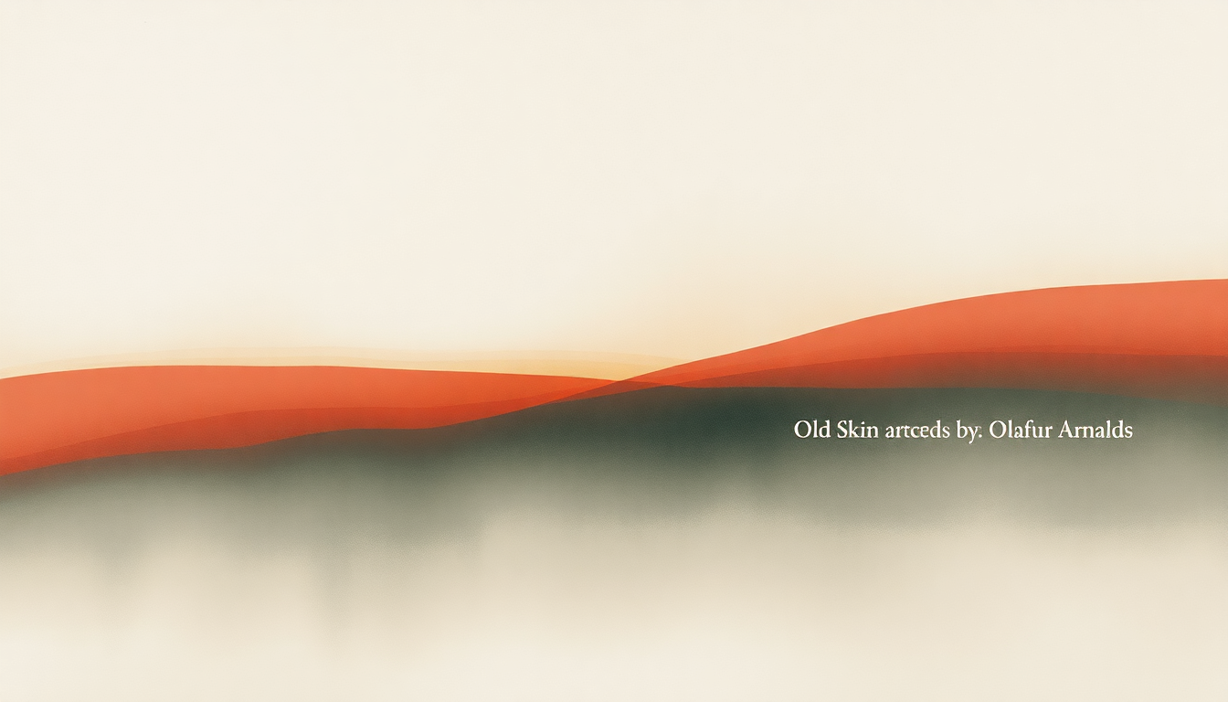 Fan-driven abstract illustration evoking the emotional arc of Old Skin by Olafur Arnalds