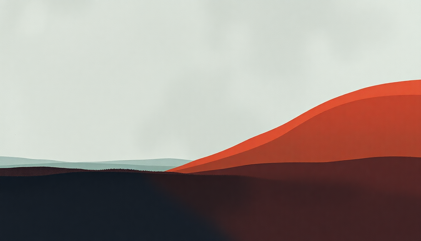 Fan-driven abstract illustration evoking the emotional arc of On My Own by Low