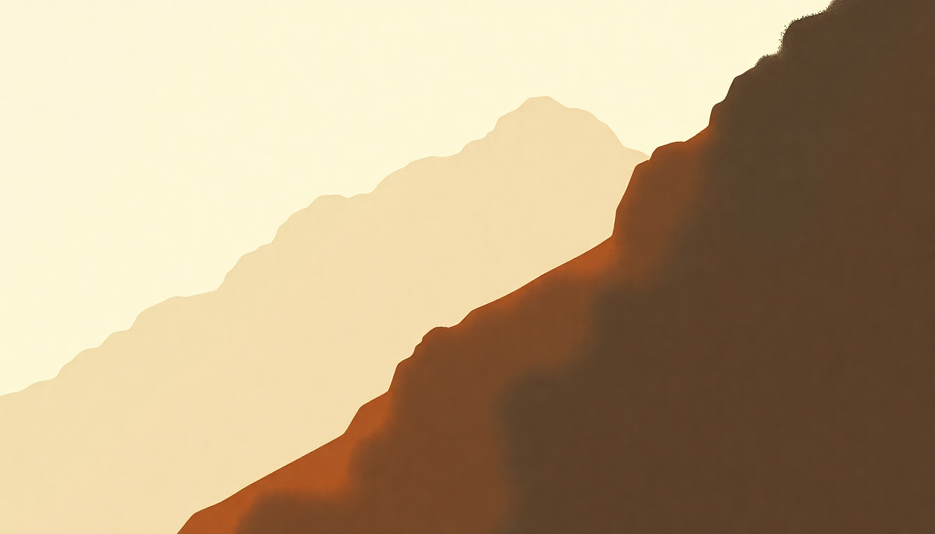 Fan-driven abstract illustration evoking the emotional arc of On the Hunt by Lynyrd Skynyrd