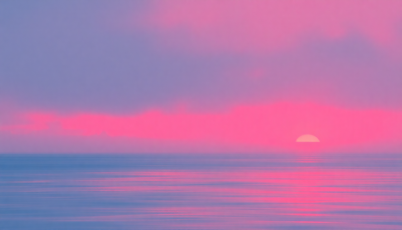 Fan-driven abstract illustration evoking the emotional arc of On Your Shore by Enya