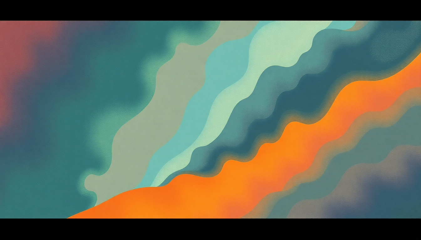 Fan-driven abstract illustration evoking the emotional arc of One More Night by Can