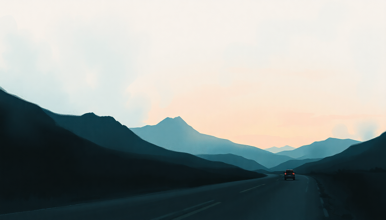 Fan-driven abstract illustration evoking the emotional arc of One More Road to Cross by DMX