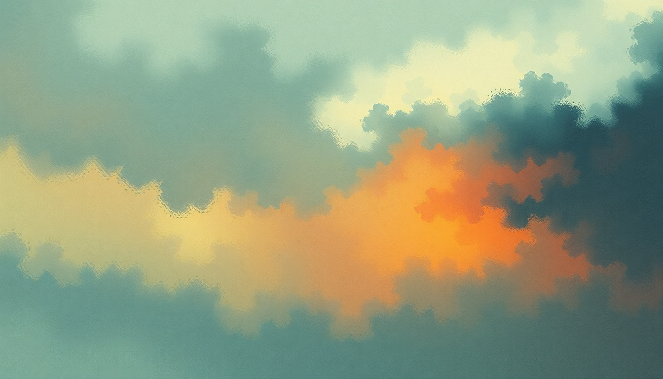 Fan-driven abstract illustration evoking the emotional arc of Only in Dreams by Weezer