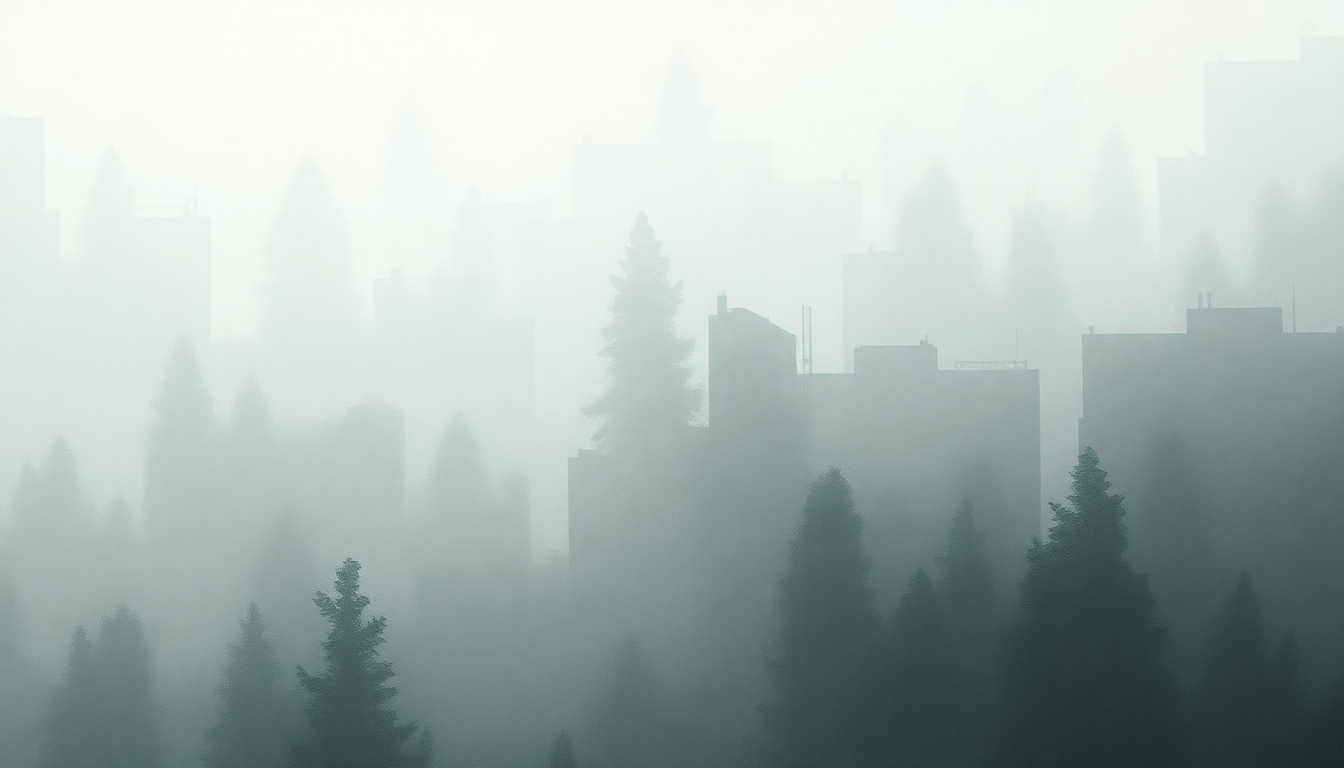 Fan-driven abstract illustration evoking the emotional arc of Only by Nine Inch Nails