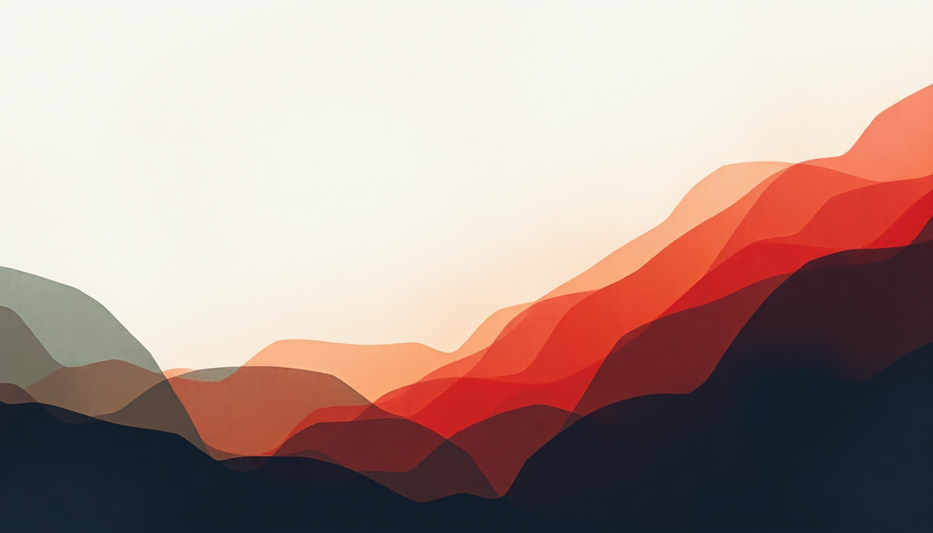 Fan-driven abstract illustration evoking the emotional arc of Only the Winds by Olafur Arnalds