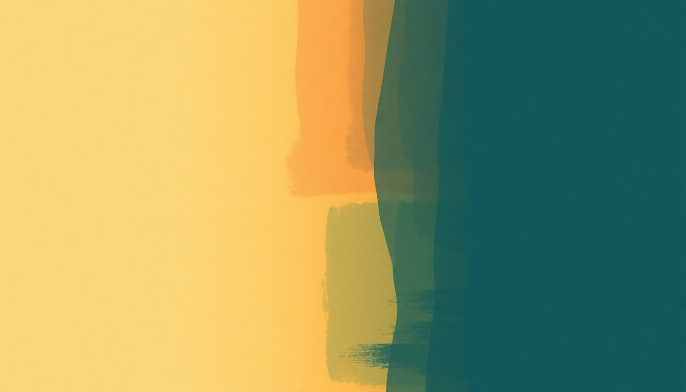 Fan-driven abstract illustration evoking the emotional arc of Open and Shut Case by Dwele