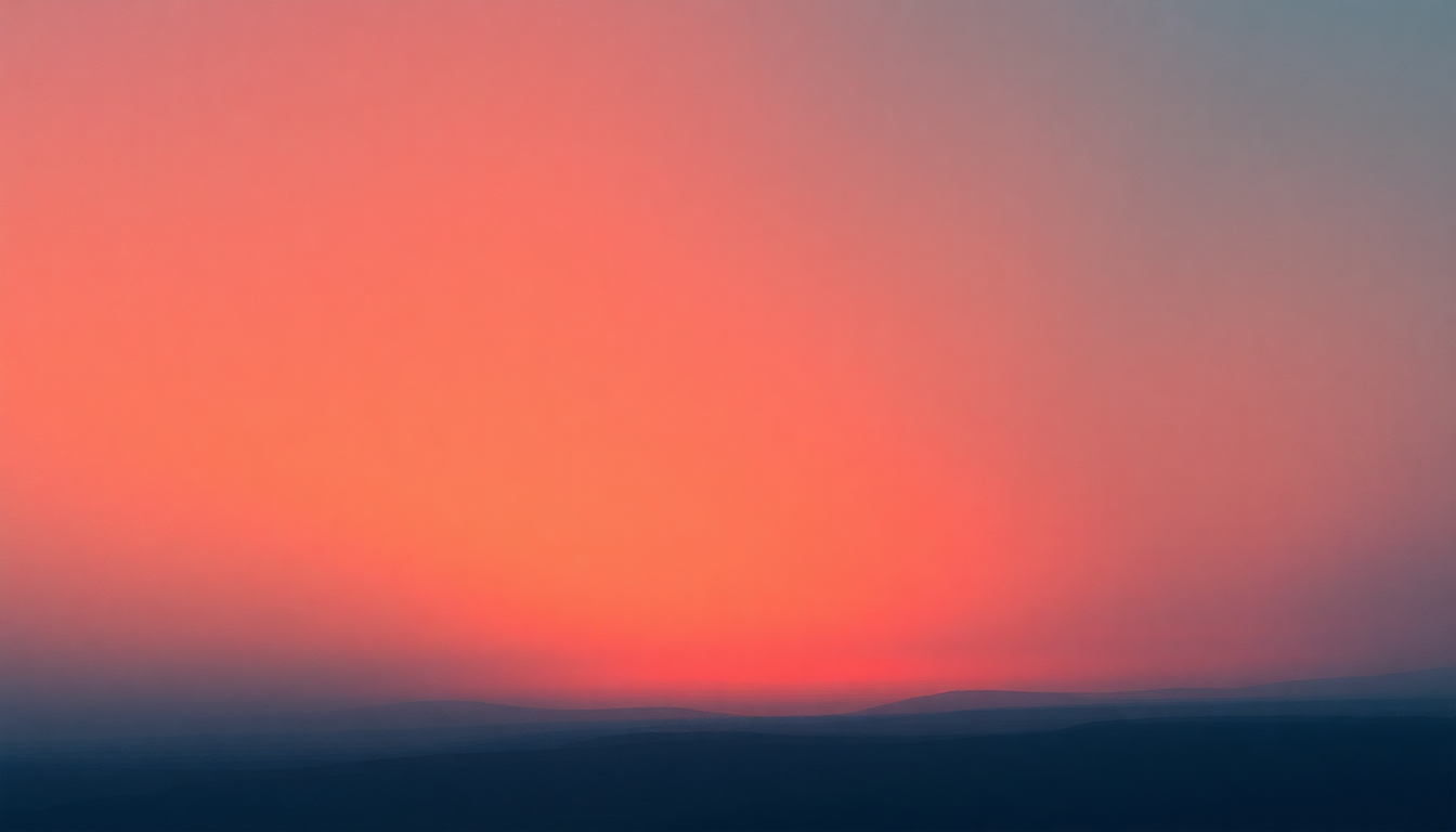 Fan-driven abstract illustration evoking the emotional arc of Opening by Philip Glass