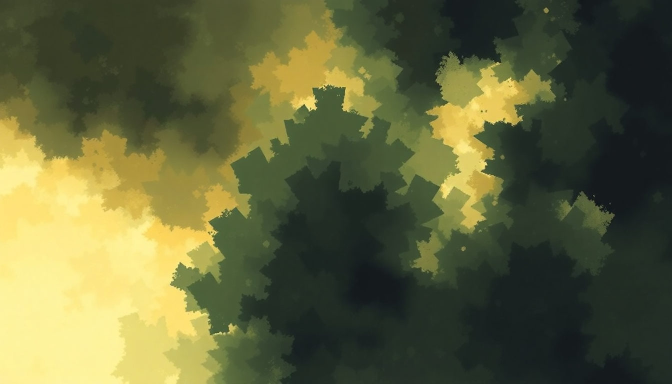 Fan-driven abstract illustration evoking the emotional arc of Ornithology by Charlie Parker