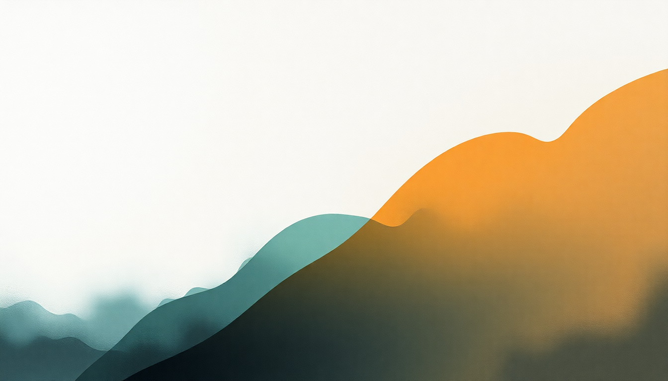 Fan-driven abstract illustration evoking the emotional arc of Outro by M83