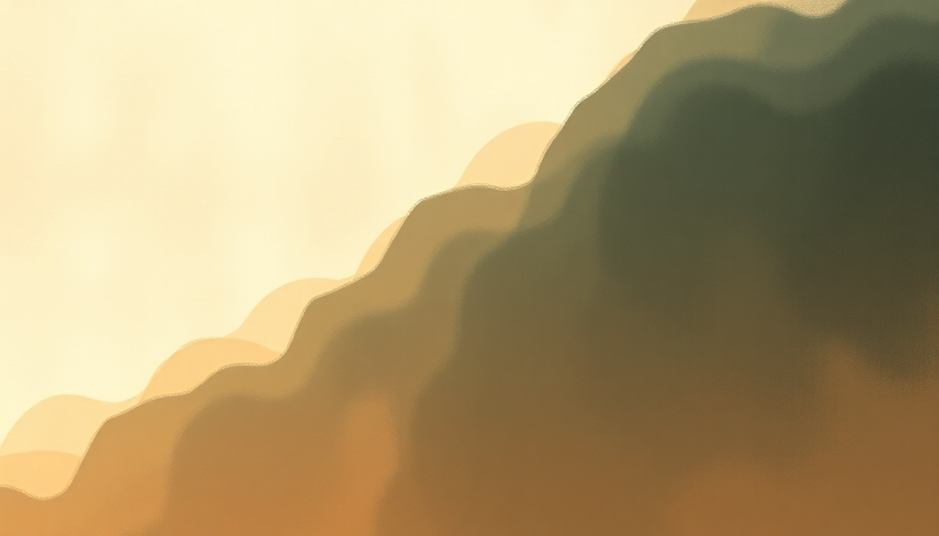 Fan-driven abstract illustration evoking the emotional arc of Over and Over by Tim McGraw