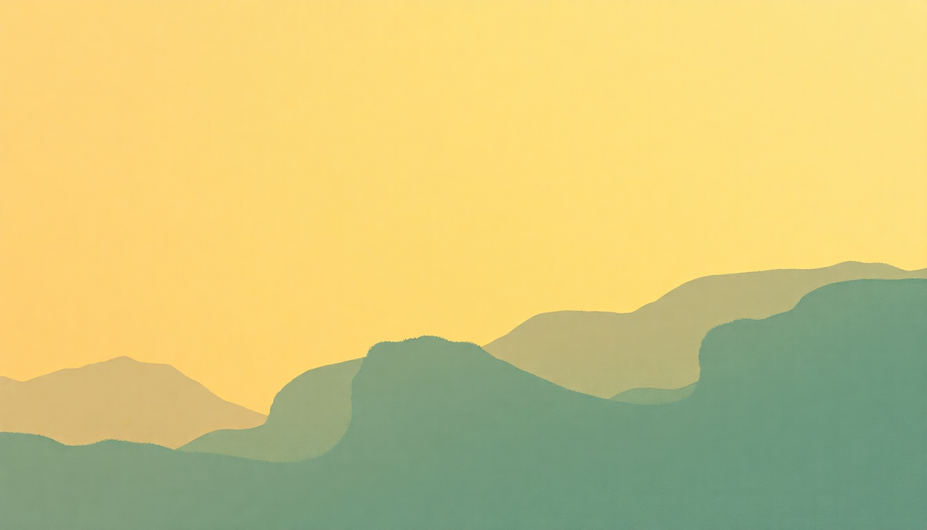 Fan-driven abstract illustration evoking the emotional arc of Pai Grande by Milton Nascimento