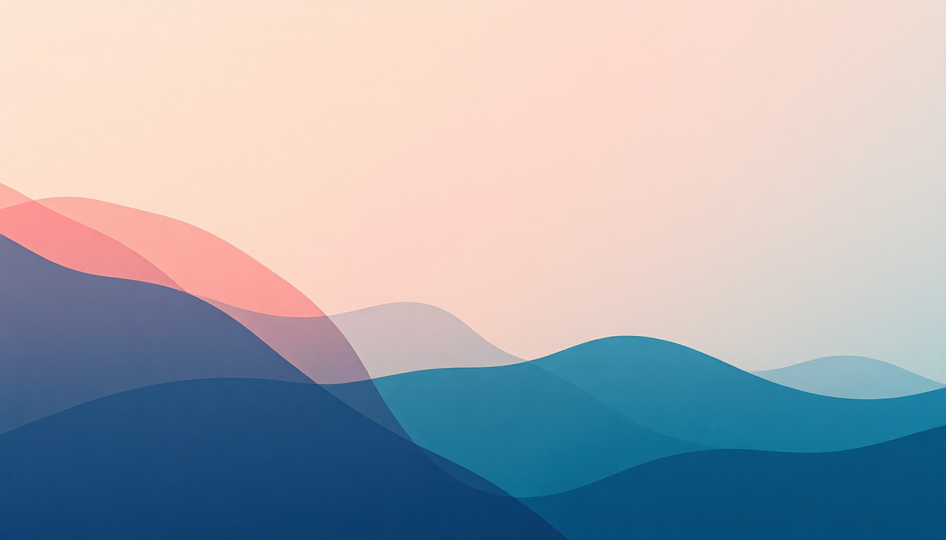 Fan-driven abstract illustration evoking the emotional arc of Palette by IU