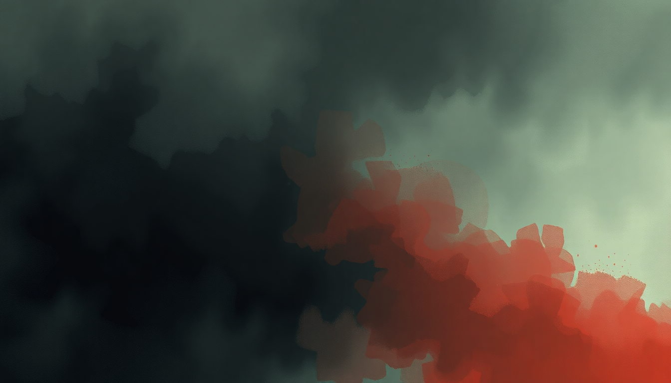 Fan-driven abstract illustration evoking the emotional arc of Papercut by Linkin Park