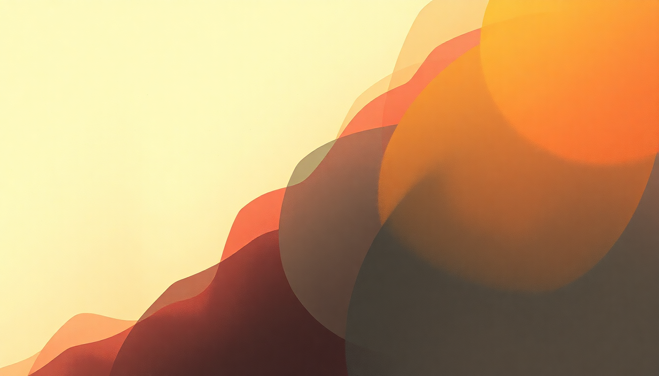 Fan-driven abstract illustration evoking the emotional arc of Parallel Jalebi by Four Tet