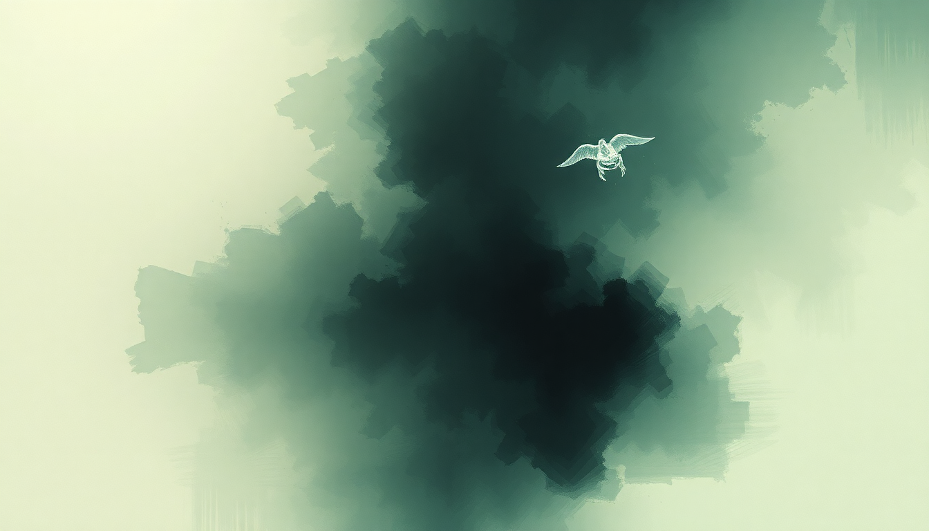 Fan-driven abstract illustration evoking the emotional arc of Passenger by Deftones