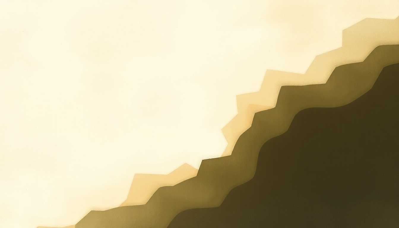 Fan-driven abstract illustration evoking the emotional arc of Passive by A Perfect Circle