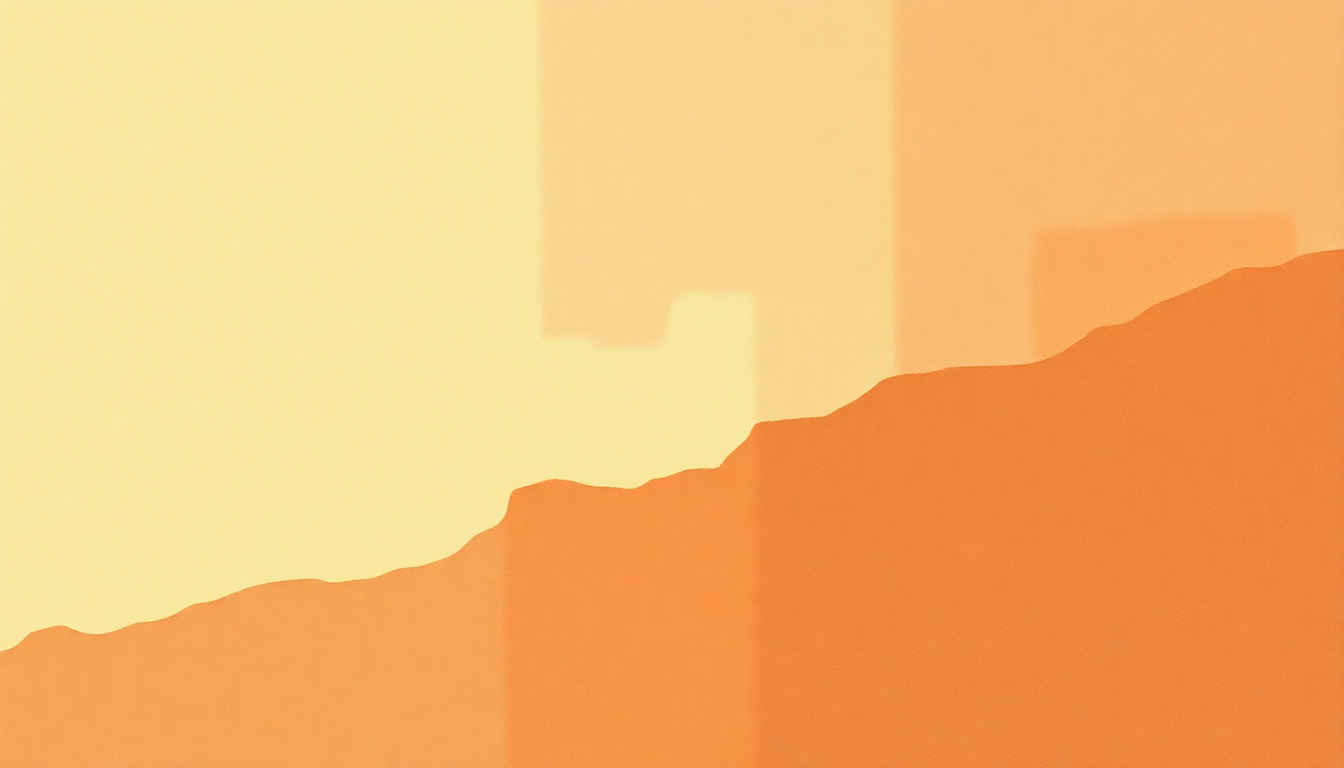 Fan-driven abstract illustration evoking the emotional arc of Pat by Slint