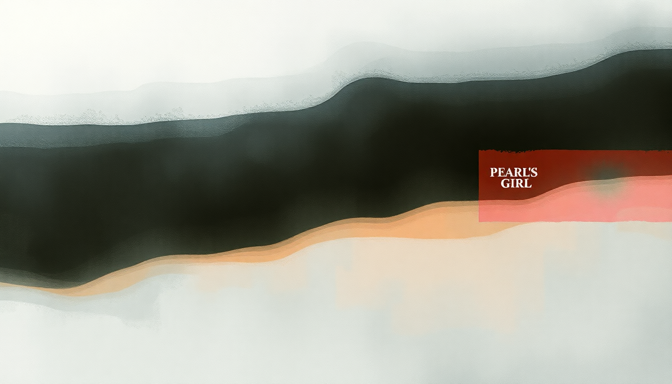 Fan-driven abstract illustration evoking the emotional arc of Pearl's Girl by Underworld