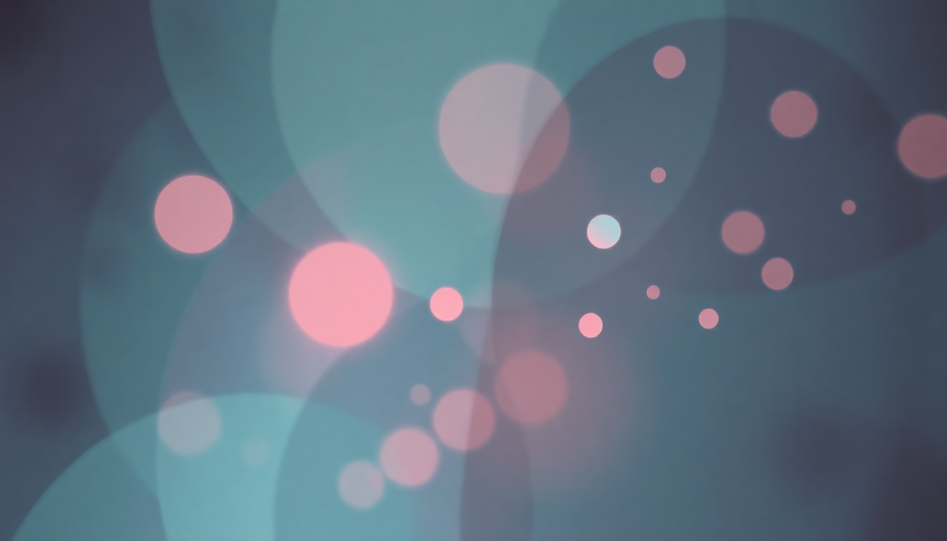 Fan-driven abstract illustration evoking the emotional arc of Pearly-Dewdrops' Drops by Cocteau Twins