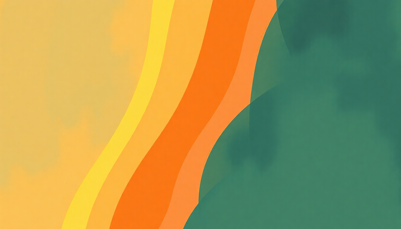 Fan-driven abstract illustration evoking the emotional arc of Pelota by Khruangbin