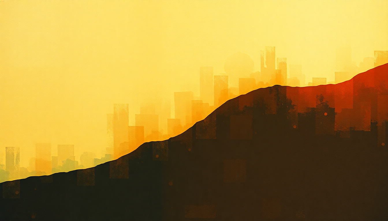 Fan-driven abstract illustration evoking the emotional arc of Peresina by McCoy Tyner