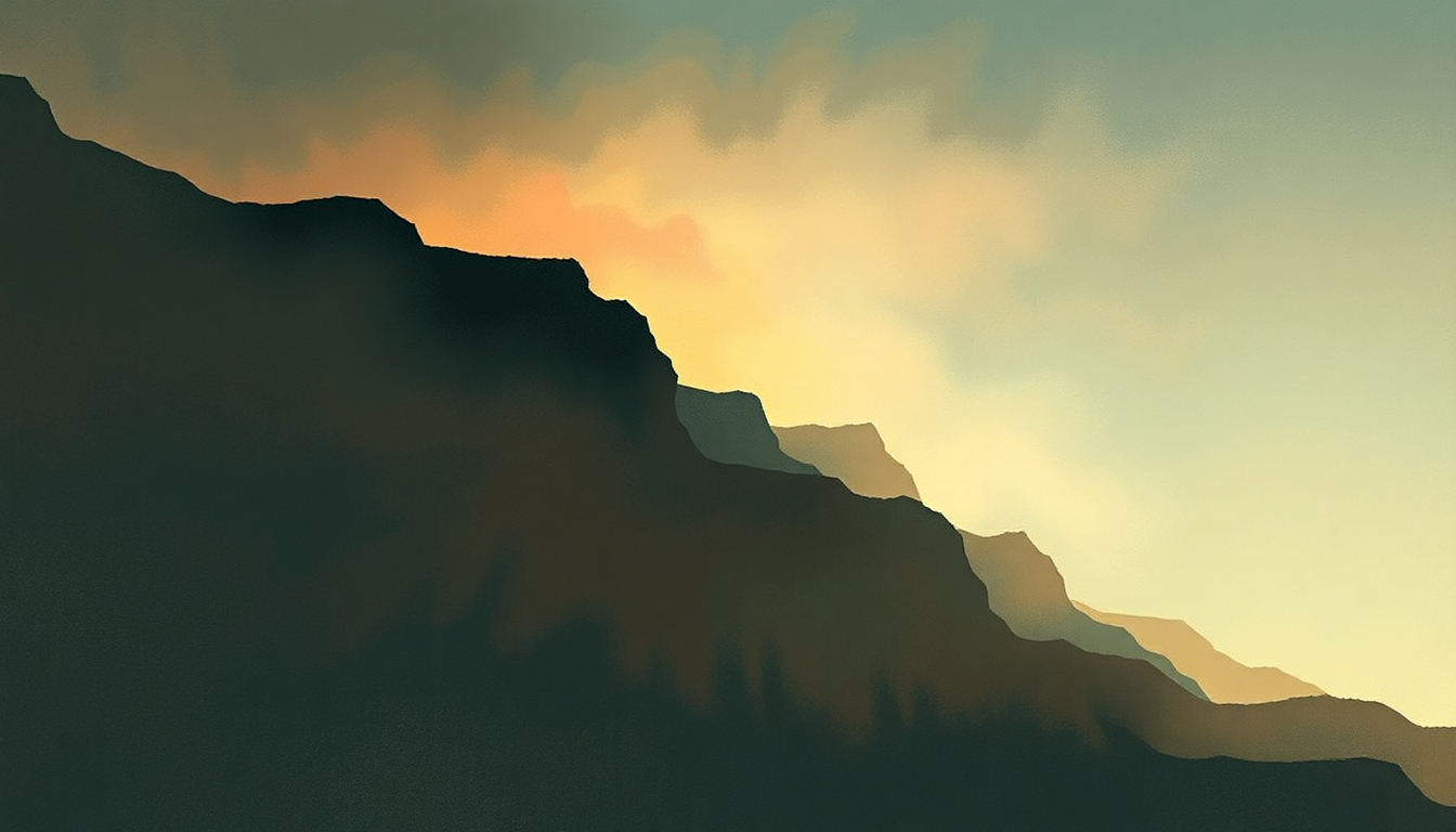 Fan-driven abstract illustration evoking the emotional arc of Persephone by Opeth