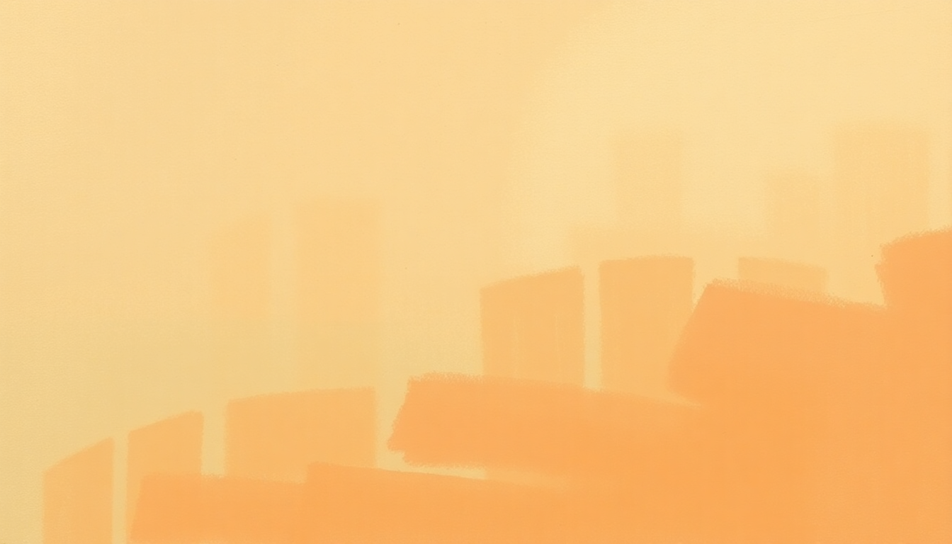 Fan-driven abstract illustration evoking the emotional arc of Petite Fleur by Art Blakey