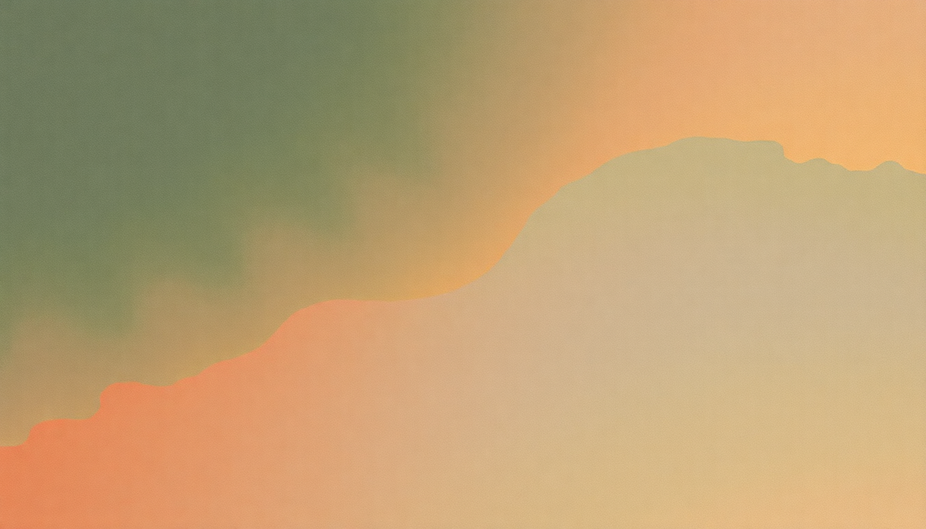 Fan-driven abstract illustration evoking the emotional arc of Piece of My Heart by The Rapture