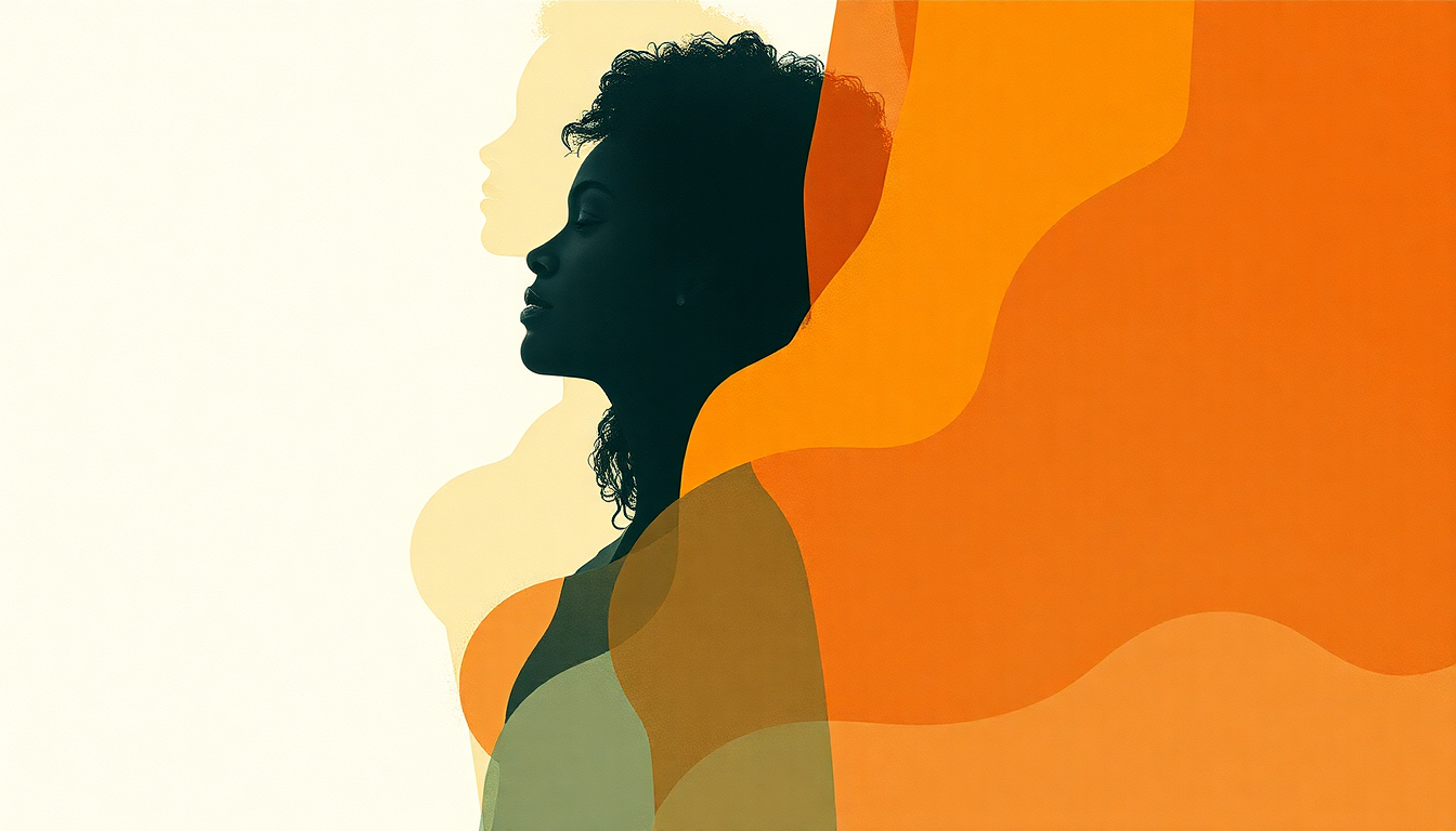 Fan-driven abstract illustration evoking the emotional arc of Pieces of Me by Ledisi