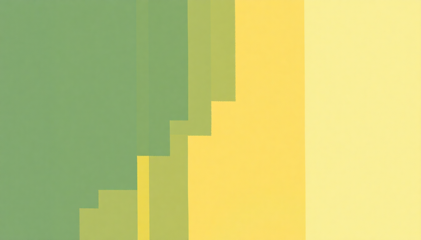 Fan-driven abstract illustration evoking the emotional arc of Pillars by Sunny Day Real Estate