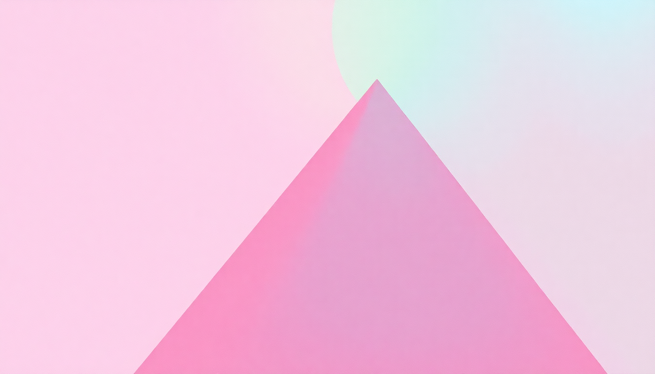 Fan-driven abstract illustration evoking the emotional arc of Pink Triangle by Weezer