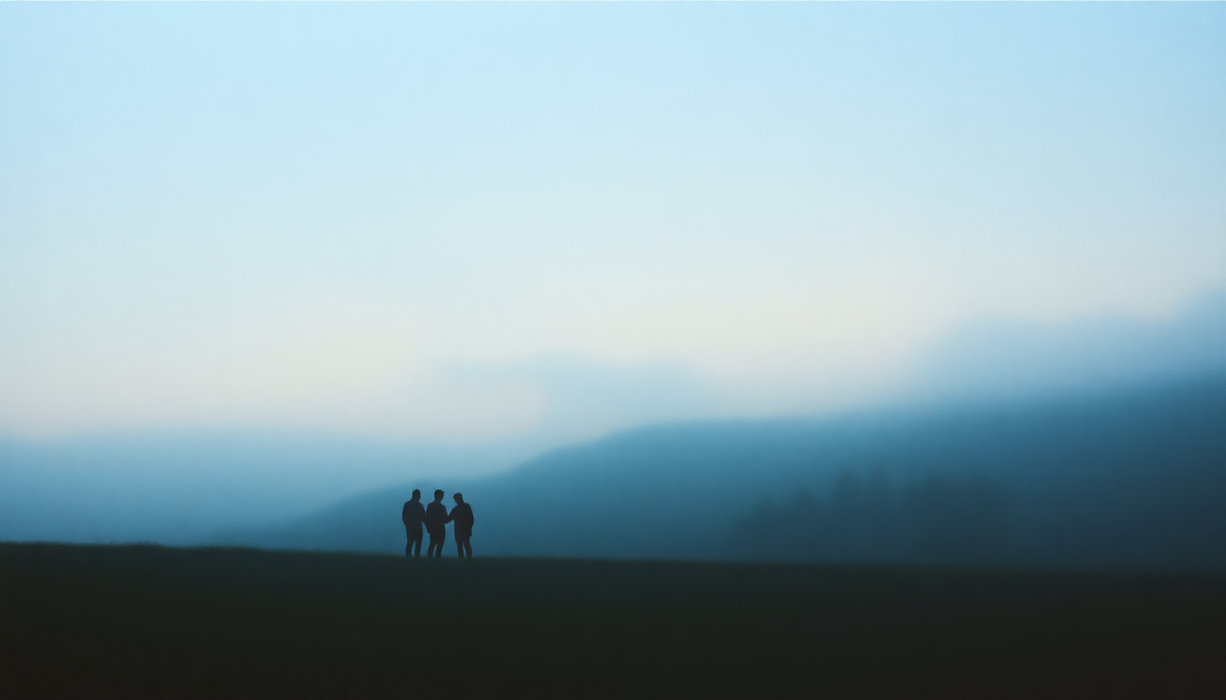 Fan-driven abstract illustration evoking the emotional arc of Playground Love by Air