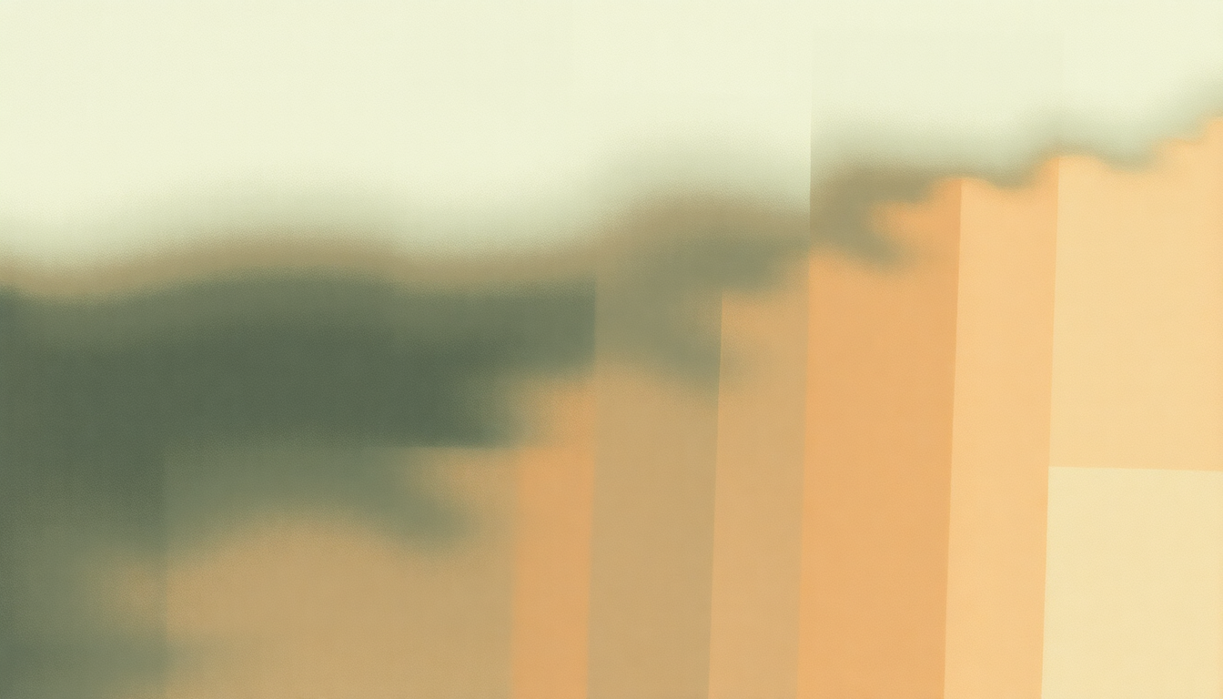 Fan-driven abstract illustration evoking the emotional arc of Please Please Baby by Dwight Yoakam