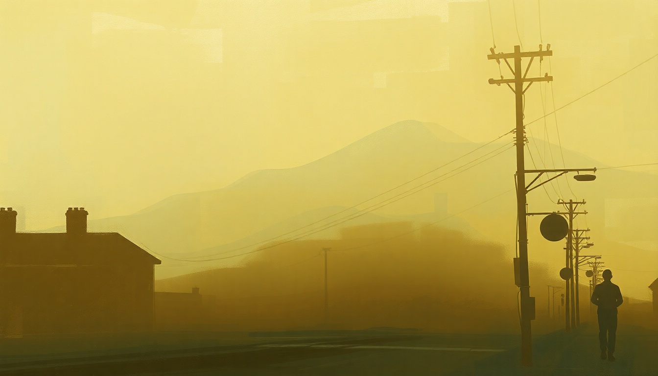 Fan-driven abstract illustration evoking the emotional arc of Positively 4th Street by Bob Dylan