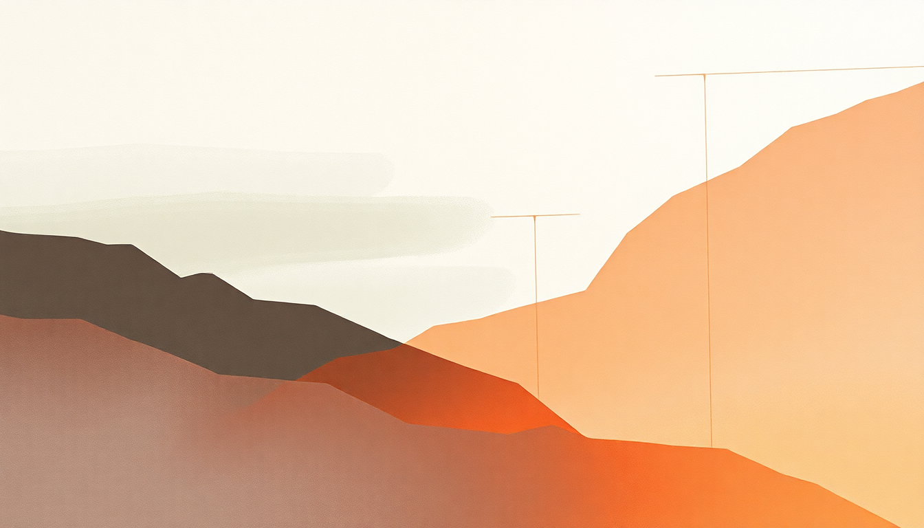 Fan-driven abstract illustration evoking the emotional arc of Post Requisite by Flying Lotus