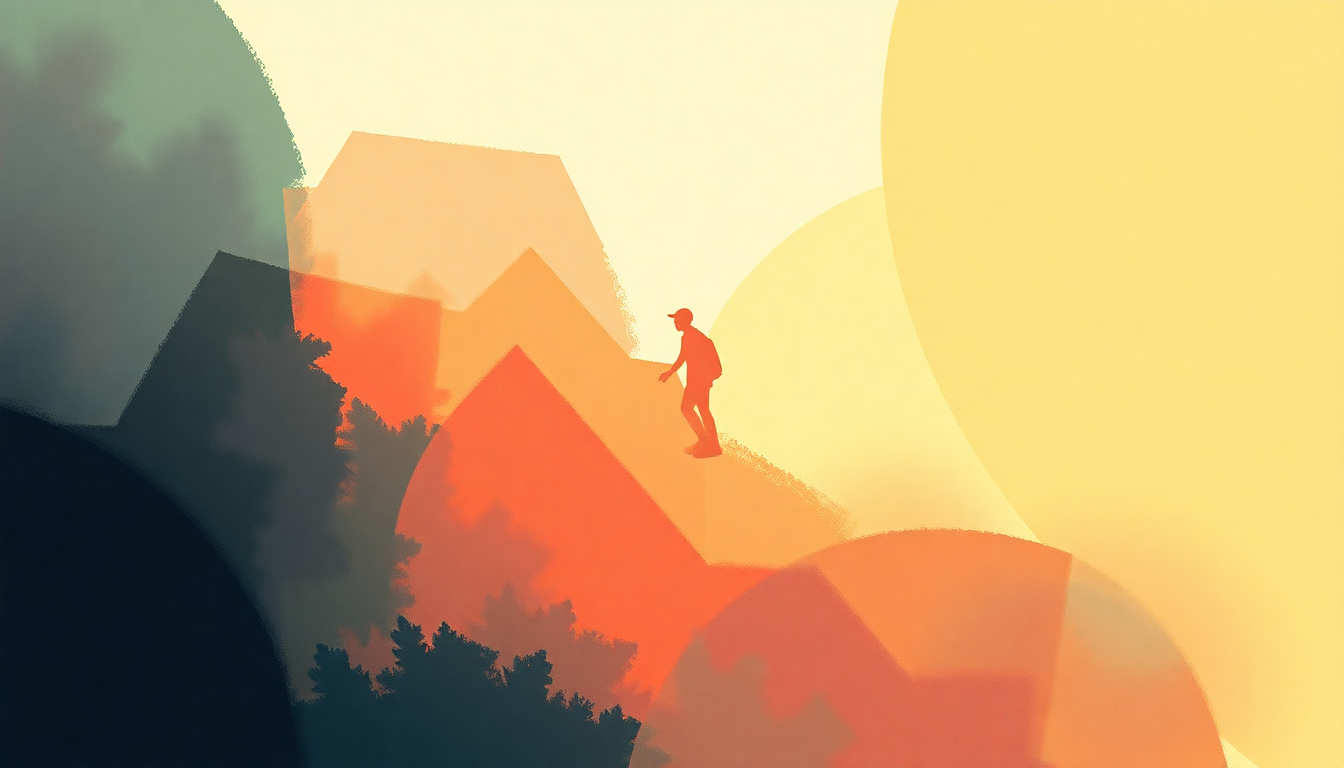 Fan-driven abstract illustration evoking the emotional arc of Pothole by Tyler, the Creator