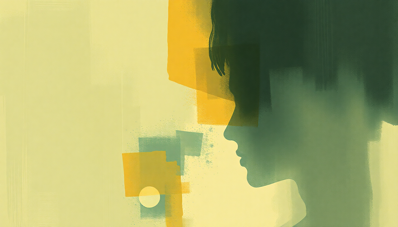 Fan-driven abstract illustration evoking the emotional arc of Prank Call by Counting Crows