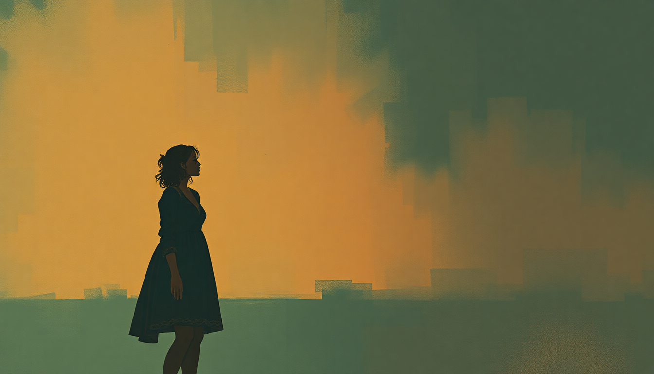 Fan-driven abstract illustration evoking the emotional arc of Preacher's Daughter by Anthony Hamilton